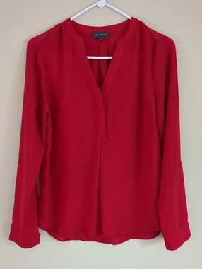 Medium Red The Limited Semisheer Shirt Top